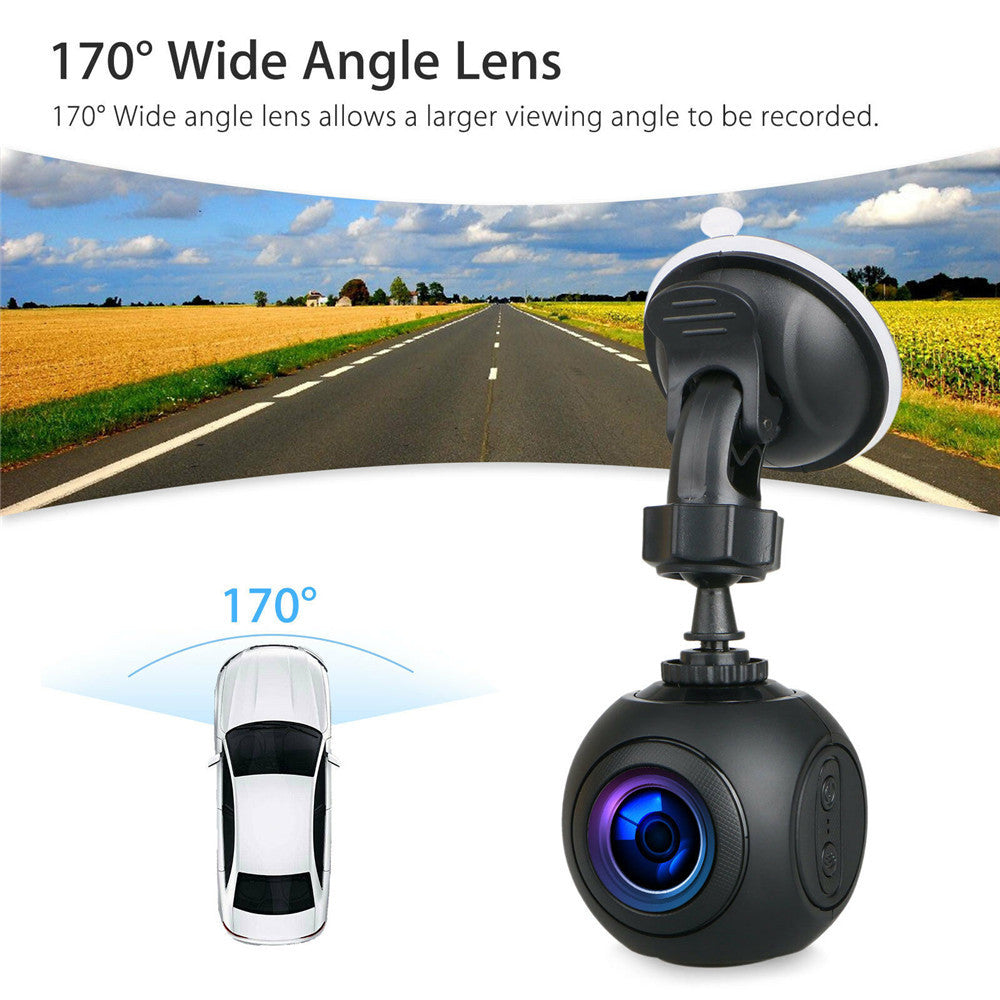 Mini WiFi Car Dash Cam FHD 1080P GPS Camera Dashboard W/ G-Sensor Night Vision