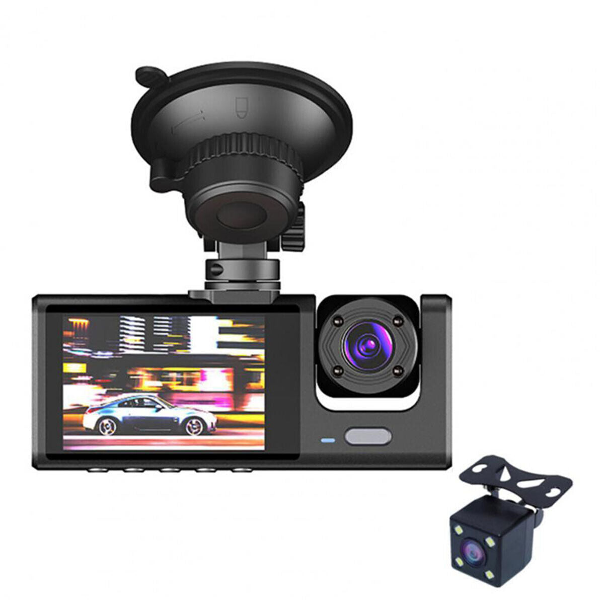 Car Dash Cam Recorder G Sensor DVR Front And Rear Camera Video