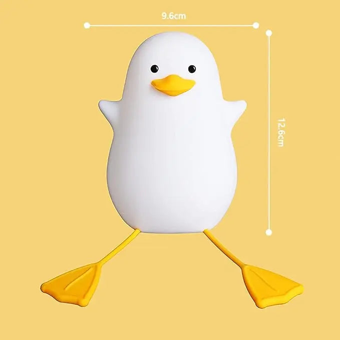 Duck Silicone Night Light – USB Charging, Fun Desktop Decor for Kids