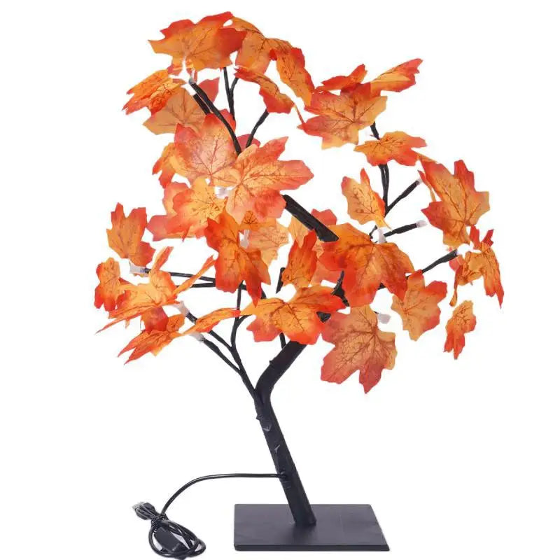 Table Tree Night Light – USB/Battery Powered, Cherry Blossom LED Lamp