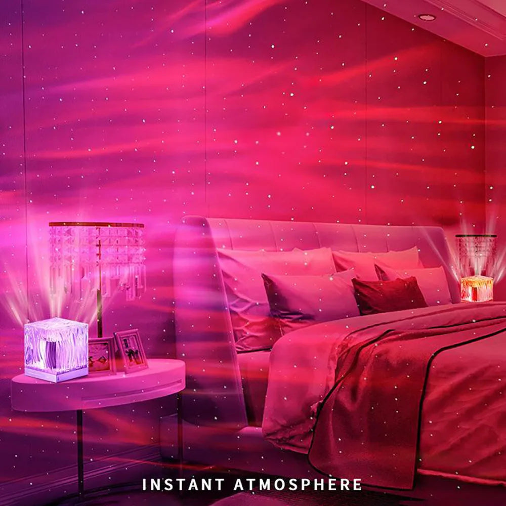 Northern Lights Starry Sky Projector – Ocean & Party Atmosphere Lamp