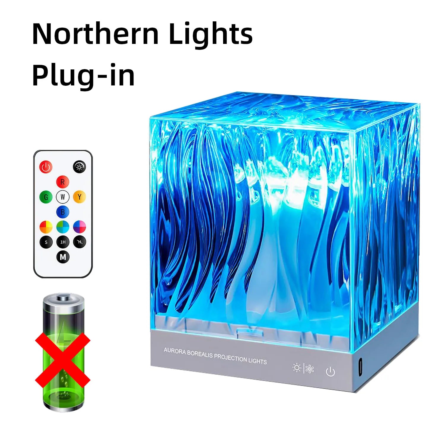 Northern Lights Starry Sky Projector – Ocean & Party Atmosphere Lamp