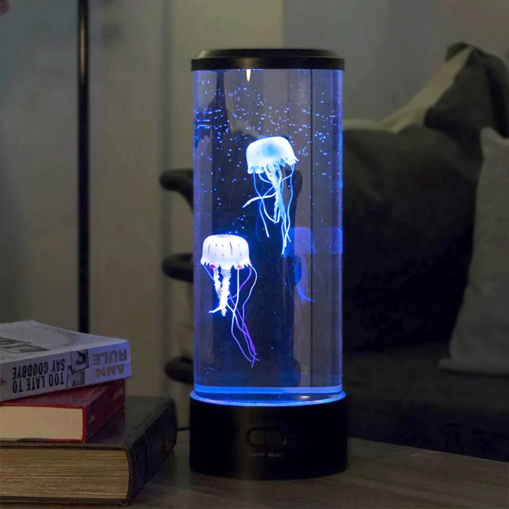 Color Changing Jellyfish Lamp – USB/Battery Powered, Kids Night Light