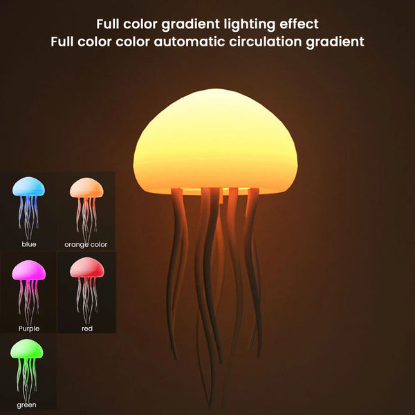 Jellyfish Atmosphere Light – Full-Color Gradient, Rotating Tentacles, 2 Modes