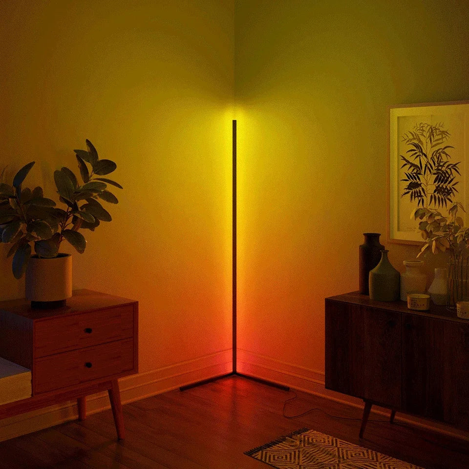 Smart RGB Floor Lamp – 16M Color, Music Sync, App & Remote Control