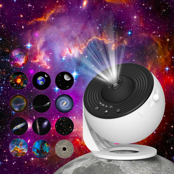 Galaxy Projector Night Light – 360° Rotating Starry Sky Lamp for Kids & Gifts