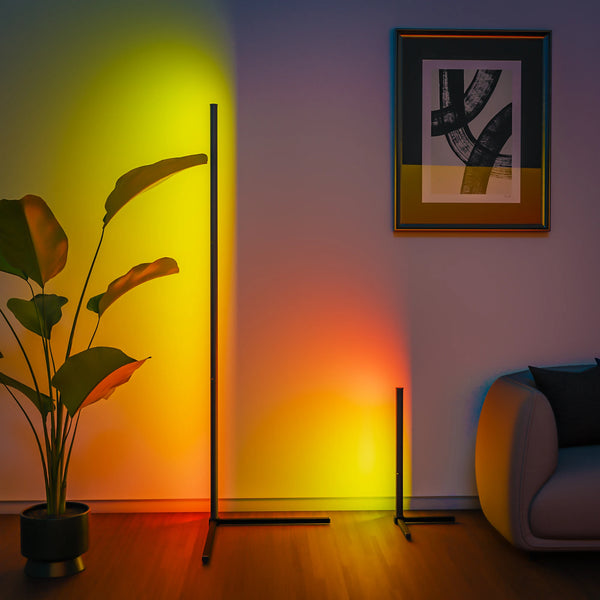 Smart RGB Floor Lamp – 16M Color, Music Sync, App & Remote Control